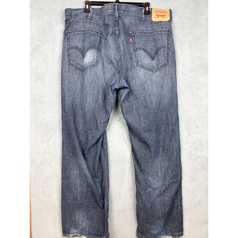 Levis 559 Relaxed Straight Jeans Mens 40x30 Blue Denim Medium Wash 100% Cotton